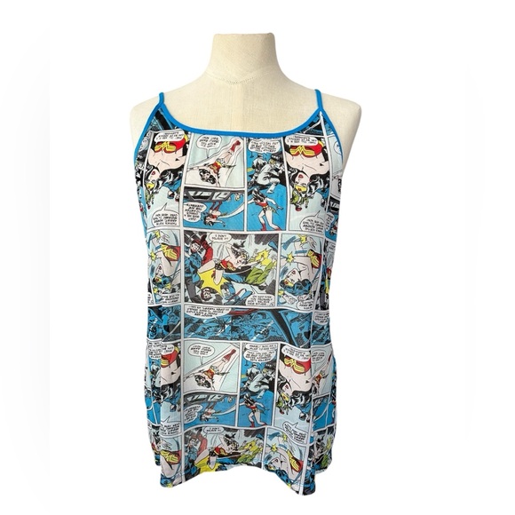 DC Comics Tops - 🚨LAST CHANCE🚨EUC Wonder Woman DC comics mesh vintage tank XXL